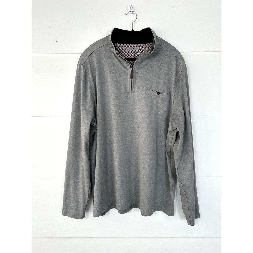 Age of Wisdom 1/4‎ Zip mens XL gray lightweight Ultra Soft pullover